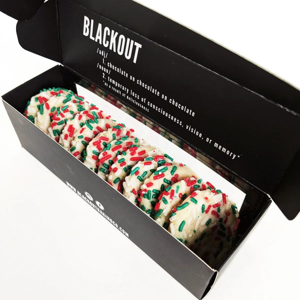 Blackout Baking Co. Holiday Sprinkle Cookies