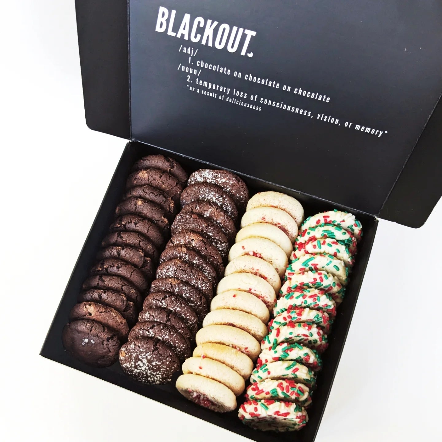 Blackout Baking Co. Holiday Cookie Box