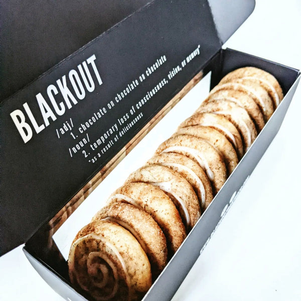 Blackout Baking Co. Cinnamon Bun Cookie